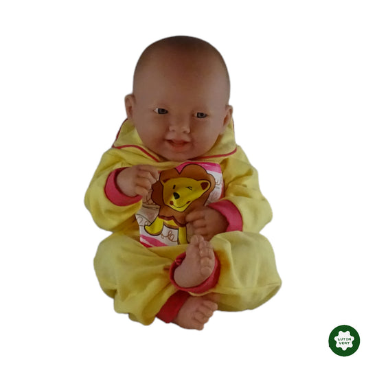 Poupon 35cm dans son pyjama jaune d'occasion BERENGUER - Dès 2 ans | Lutin Vert
