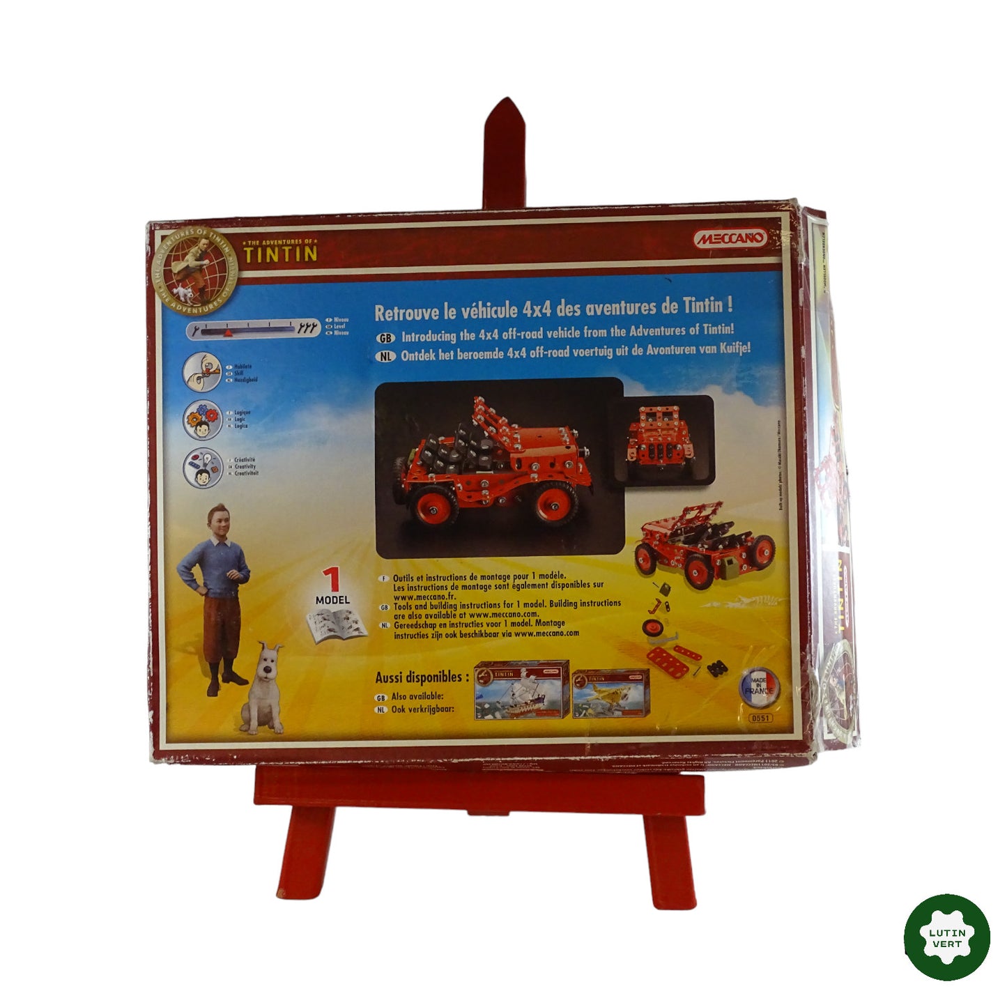 Tintin Modèle 4x4 Meccano d'occasion MECCANO - Dès 8 ans | Lutin Vert