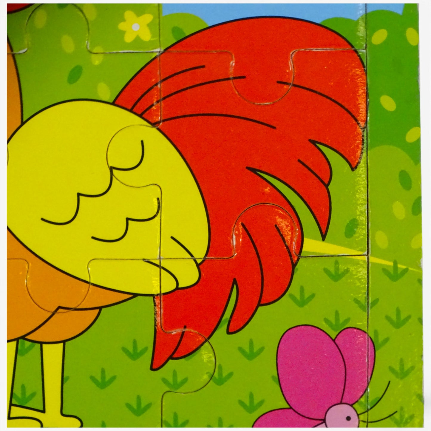 Puzzle Coq en Bois 9pcs d'occasion  - Dès 3 ans | Ref 10263