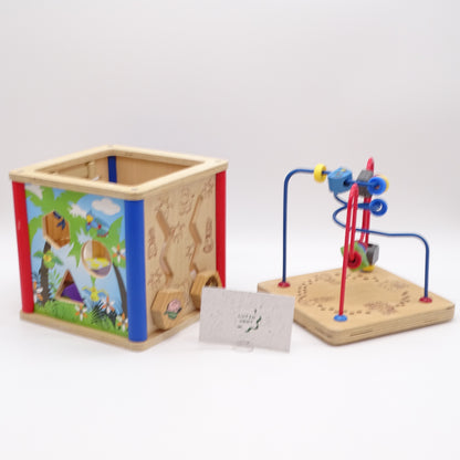 Cube d’éveil en bois avec Labyrinthe de Perles PLAY TIVE JUNIOR - Dès 9 mois | Ref 14389