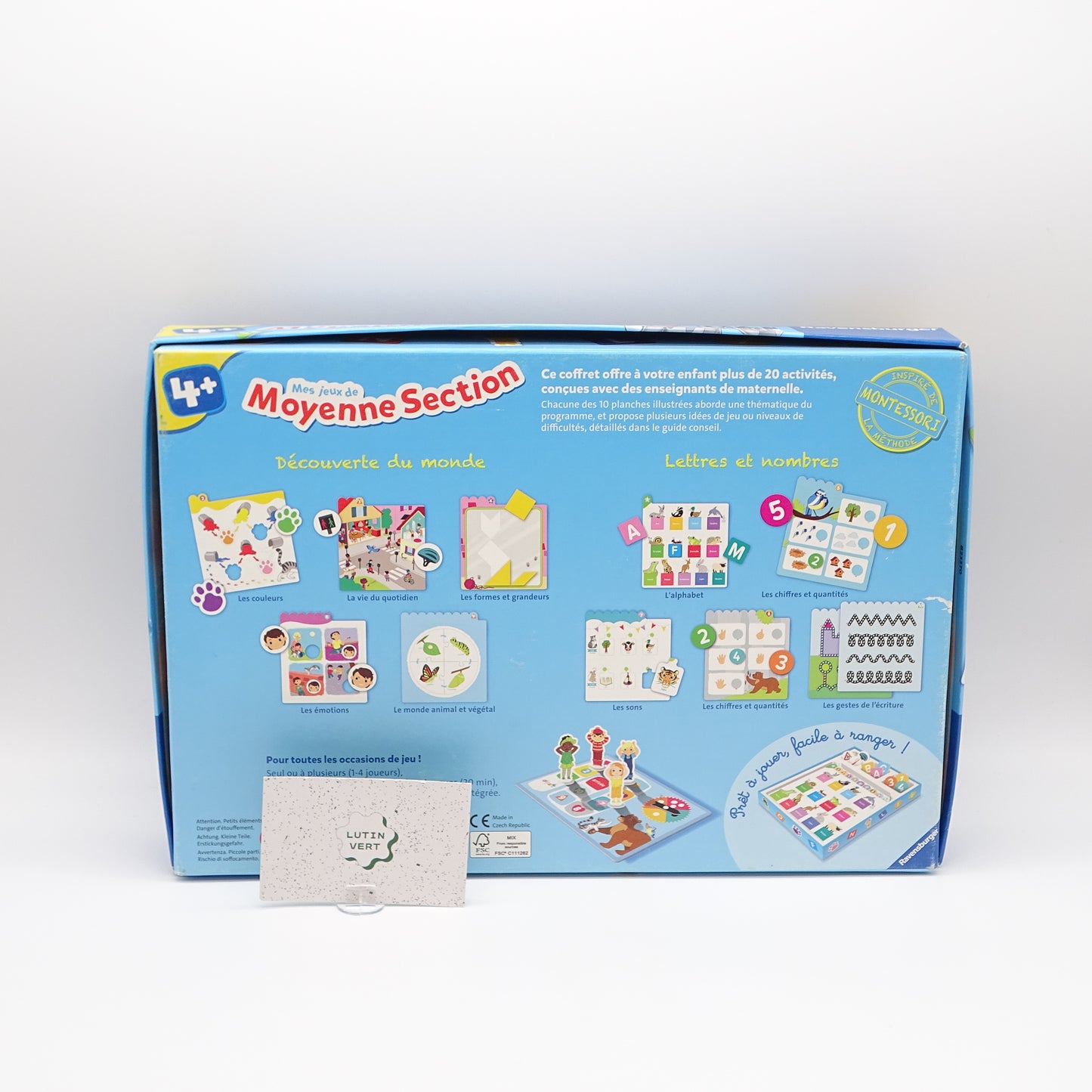 Mes jeux de moyenne section RAVENSBURGER - Dès 4 ans | Ref 14422