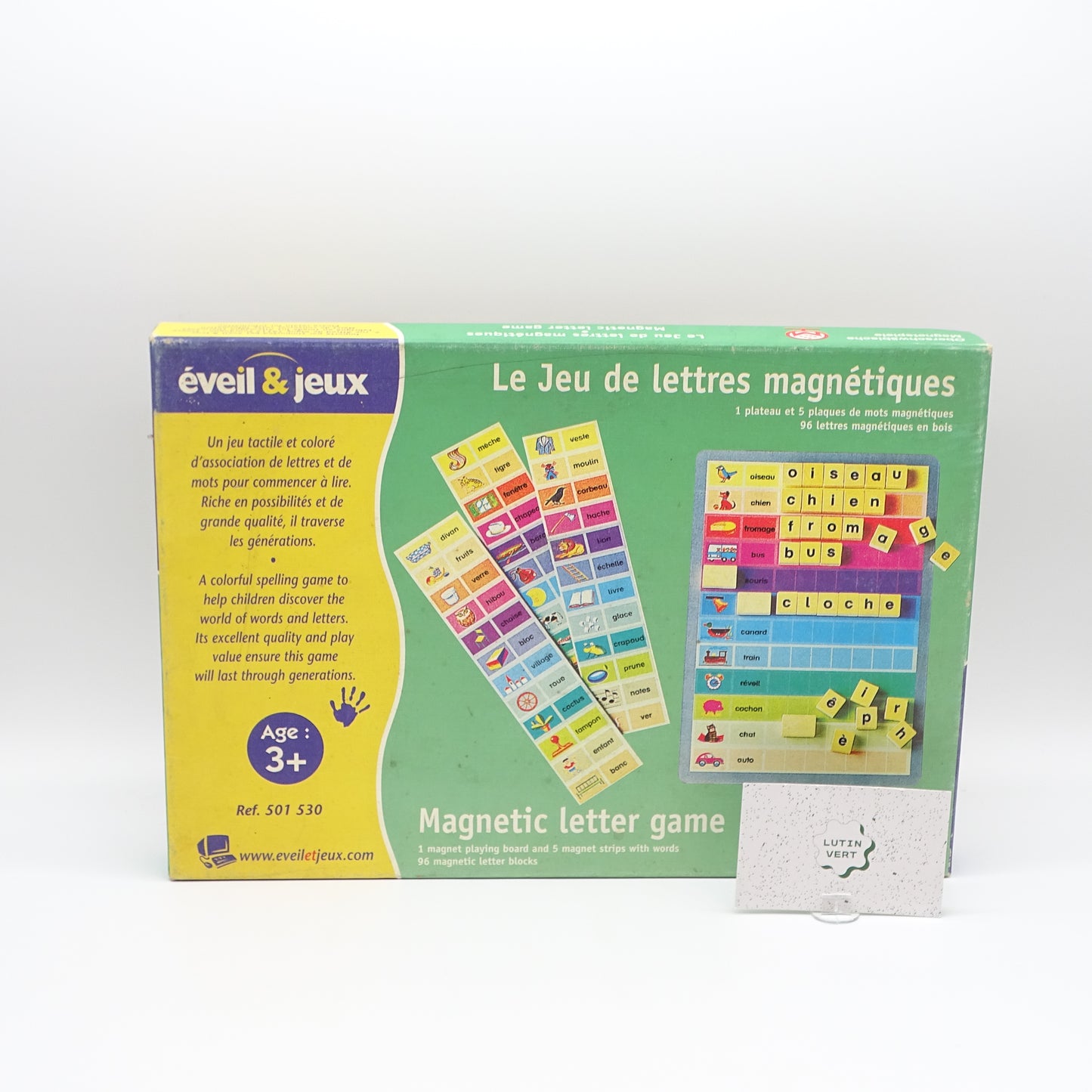 Le jeu de lettres magnétiques EVEIL ET JEUX - Dès 3 ans | Ref 14426