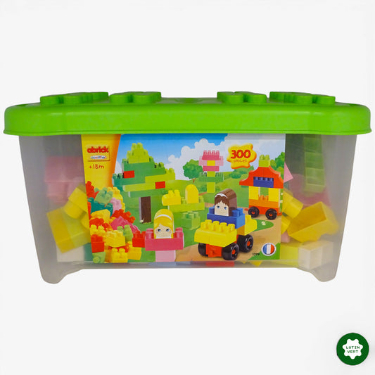 Lot de74 blocs multicolors  avec Boîte d'occasion ABRICK - Dès 18 mois | Ref 10270
