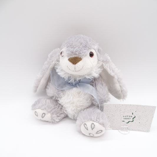 Peluche Lapin GrisKELLY’S TOYS - Dès Naissance | Ref 14432