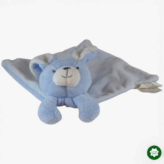 Doudou Lapin Bleu  d'occasion MES PETITS CAILLOUX - Dès Naissance | Ref 10294