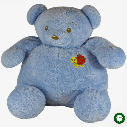 Peluche Ourson Boule Bleu d'occasion NOUNOURS - Dès 1 an | Ref 10284