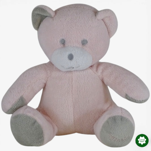Peluche Ourson rose d'occasion MUSTI - Dès 1 an | Ref 10298
