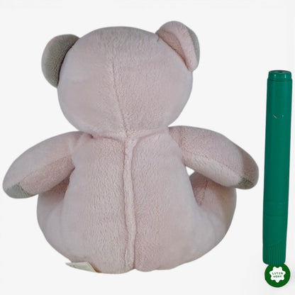 Peluche Ourson rose d'occasion MUSTI - Dès 1 an | Ref 10298