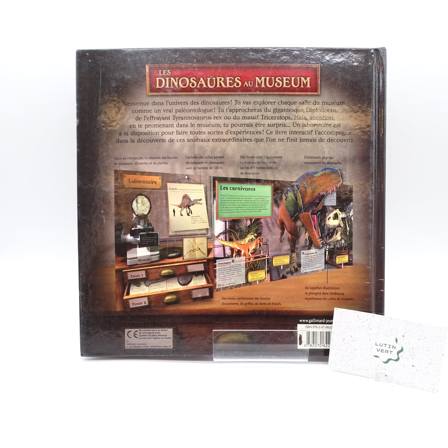 Les dinosaures au muséumGALLIMARD JEUNESSE - Dès 9 ans | Ref 14445