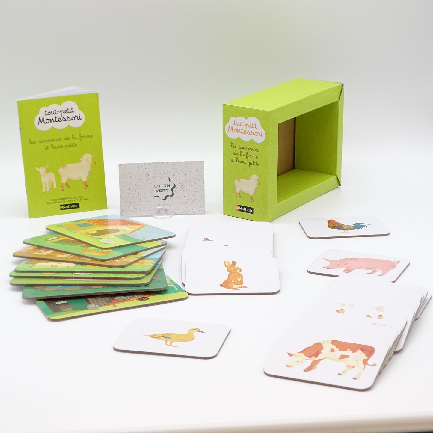Tout-petit montessoriLes animaux de la ferme et leurs petits NATHAN - Dès 3 ans | Ref 14463