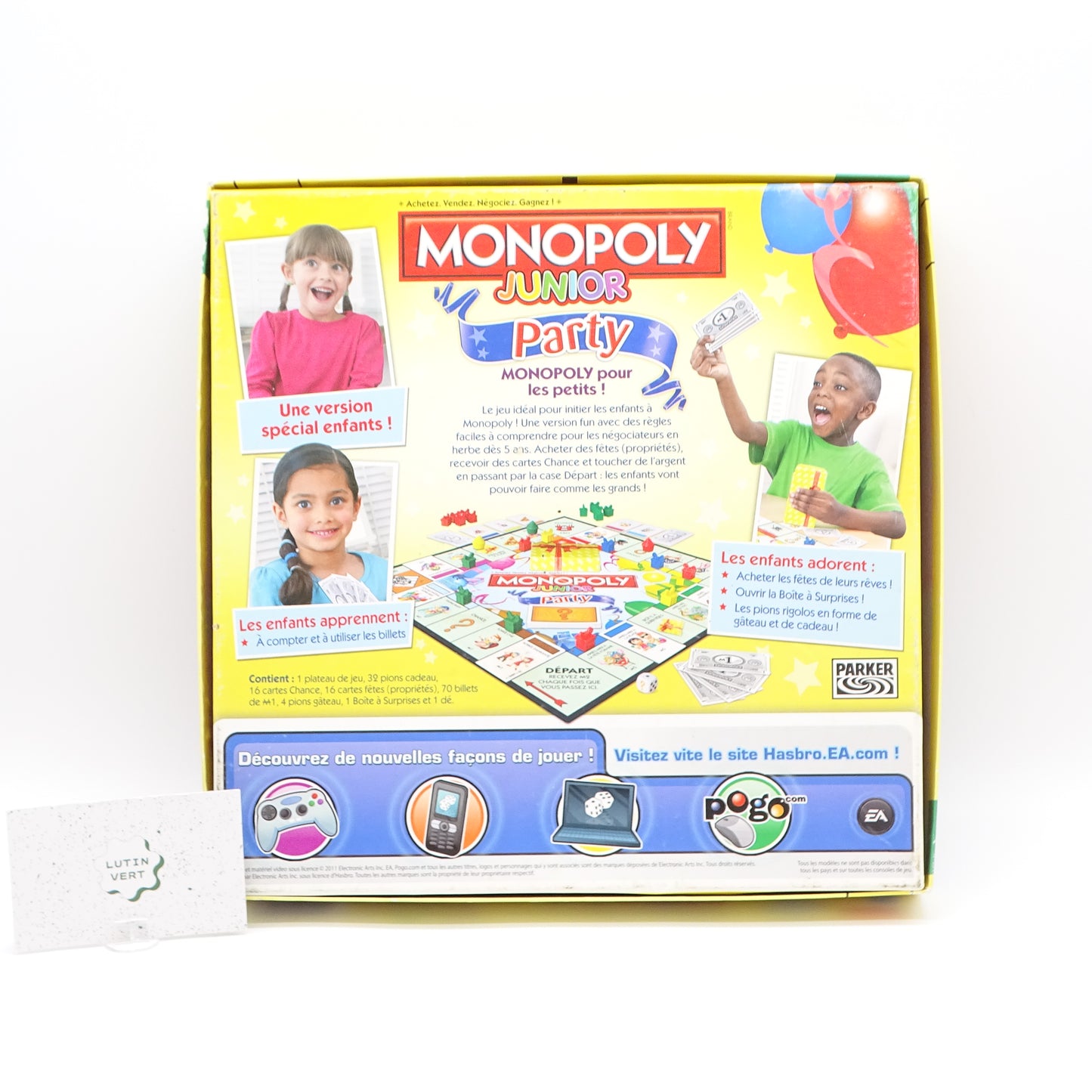 Monopoly junior PartyHASBRO - Dès 5 ans | Ref 14461