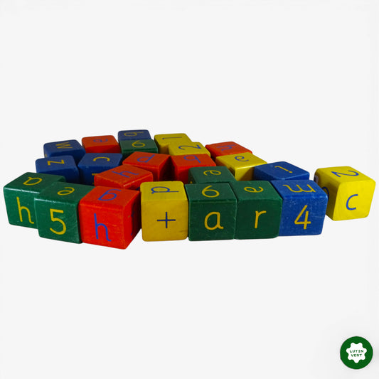 Cubes apprentissage en bois d'occasion  - Dès 3 ans | Ref 10303