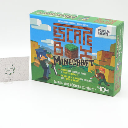 Escape Box Minecraft 404 EDITIONS - Dès 7 ans | Ref 14469