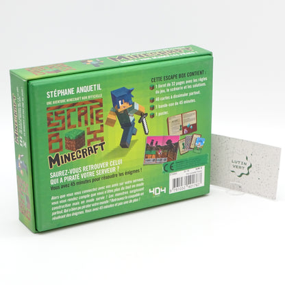 Escape Box Minecraft 404 EDITIONS - Dès 7 ans | Ref 14469