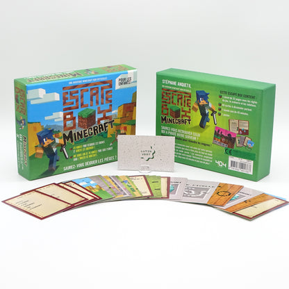 Escape Box Minecraft 404 EDITIONS - Dès 7 ans | Ref 14469