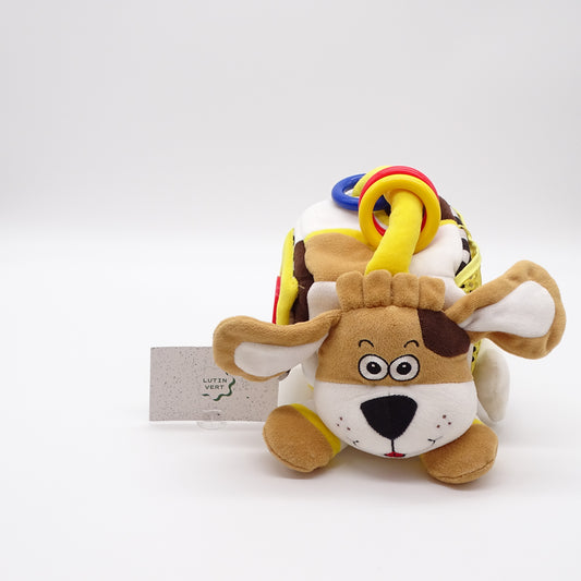 Peluche Chien Cube LGR INTERNATIONAL - Dès 1 an | Ref 14481