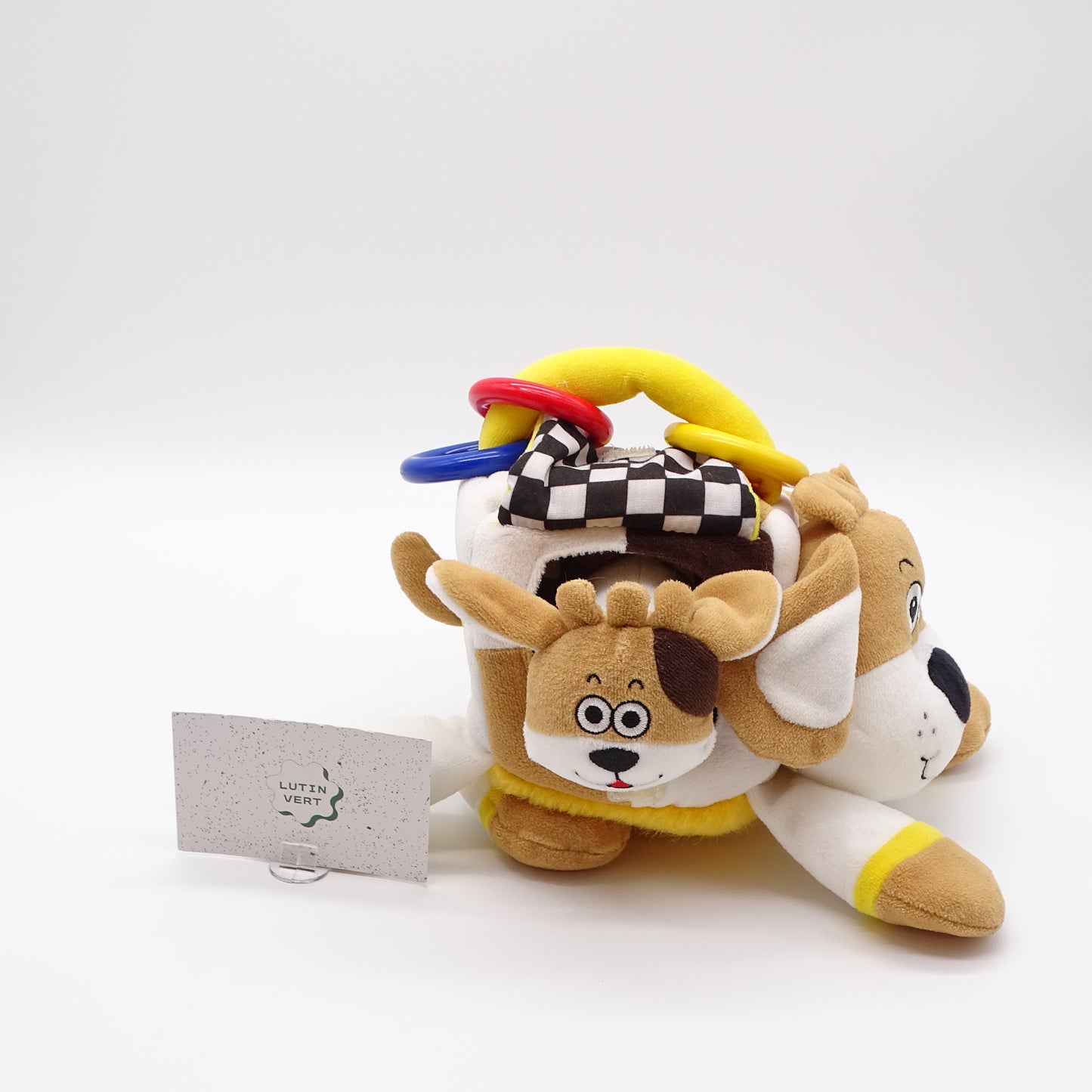 Peluche Chien Cube LGR INTERNATIONAL - Dès 1 an | Ref 14481