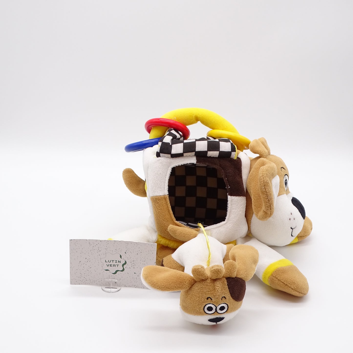 Peluche Chien Cube LGR INTERNATIONAL - Dès 1 an | Ref 14481