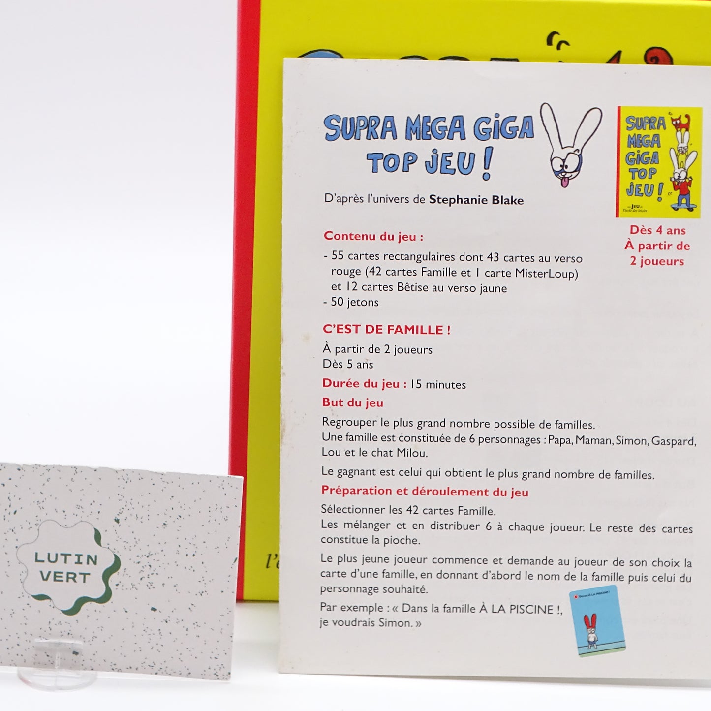 Supra mega giga top jeu ! L’ÉCOLE DES LOISIRS - Dès 4 ans | Ref 14476