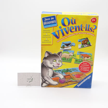 Ou vivent-ils ? RAVENSBURGER - Dès 3 ans | Ref 14479