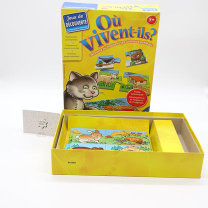 Ou vivent-ils ? RAVENSBURGER - Dès 3 ans | Ref 14479