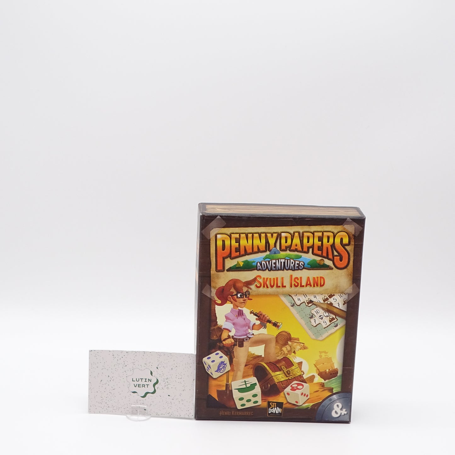 Penny Papers Skull island SIT DOWN ! - Dès Boîte usée | Ref 14497