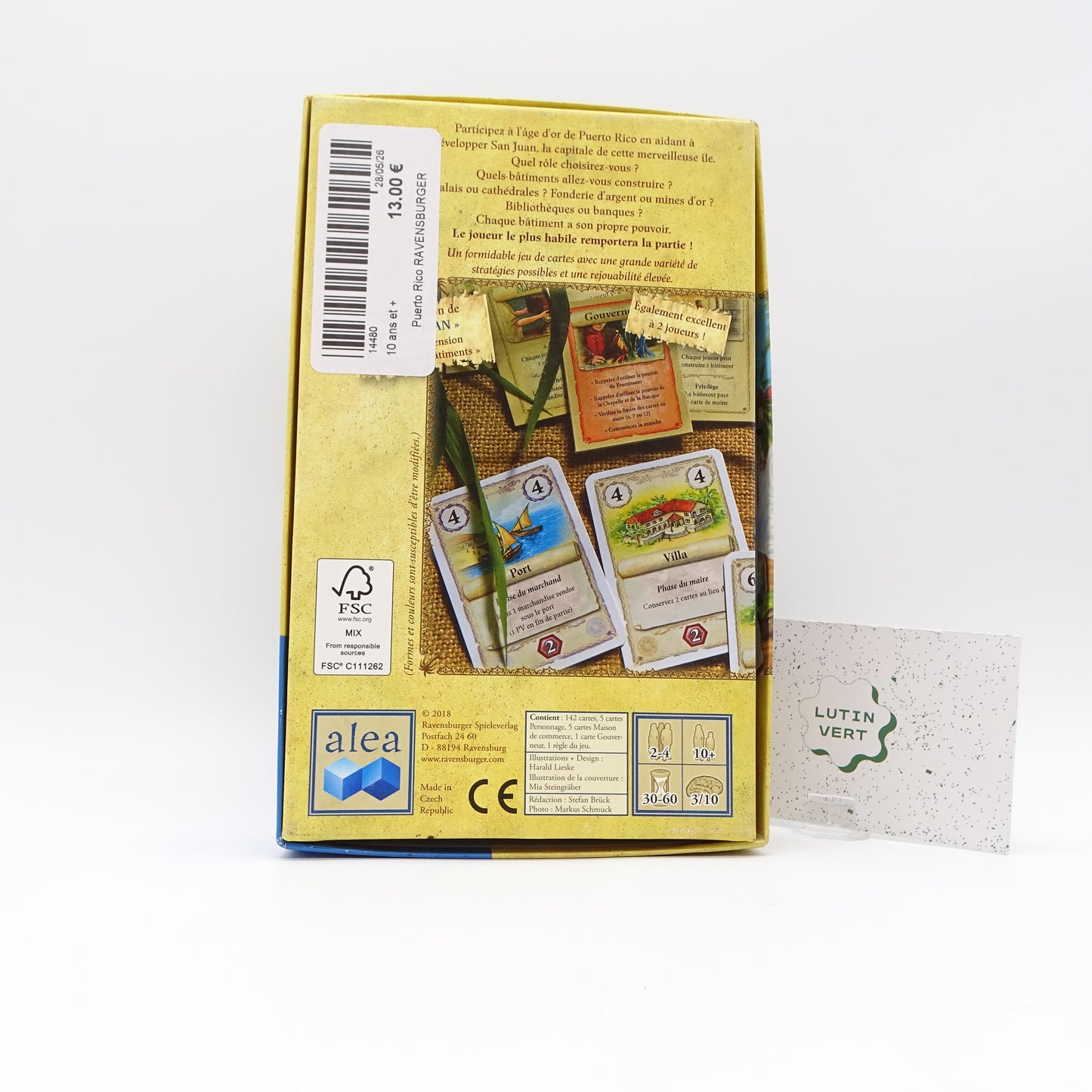 Puerto Rico RAVENSBURGER - Dès 10 ans | Ref 14480