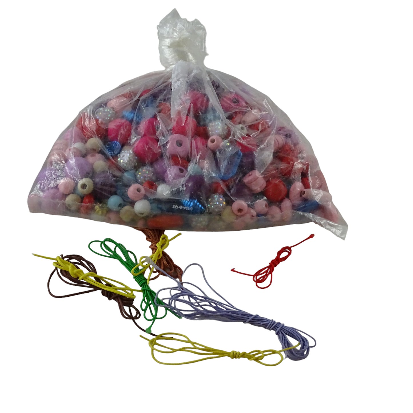 Lot de perles en bois et en plastique. d'occasion  - Dès 6 ans | Lutin Vert
