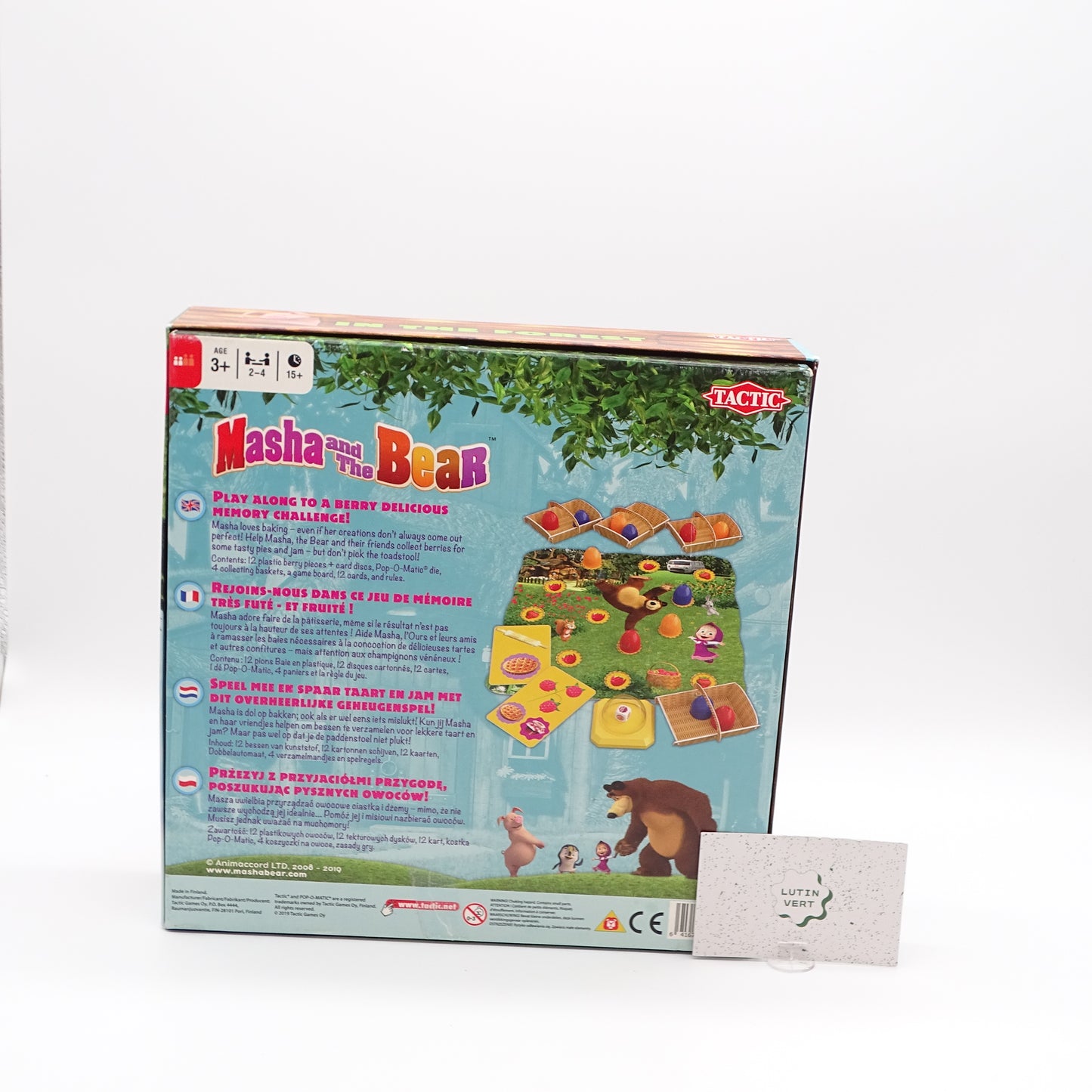 Masha & the Bear In The Forest TACTIC - Dès 3 ans | Ref 14501