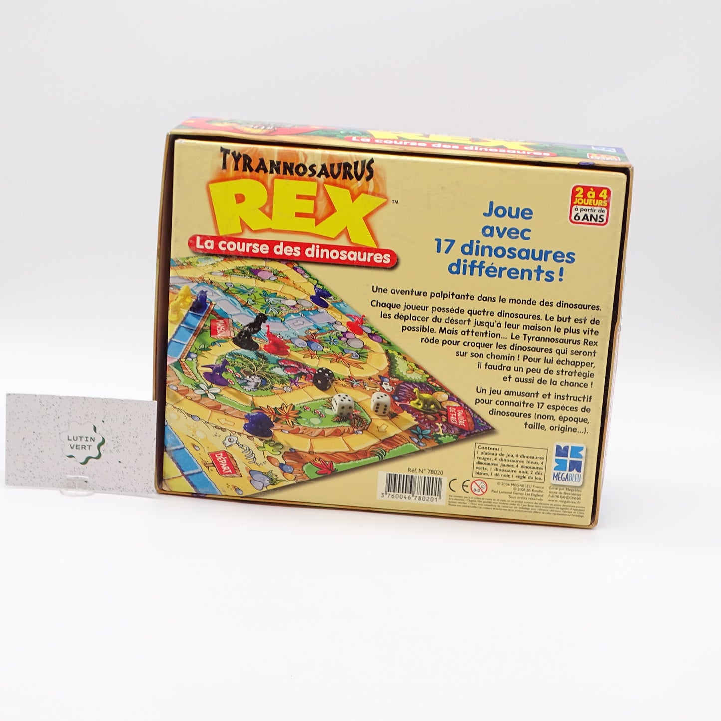 Tyrannosaurus Rex, la course aux Dinosaures MEGABLEU - Dès 6 ans | Ref 14506