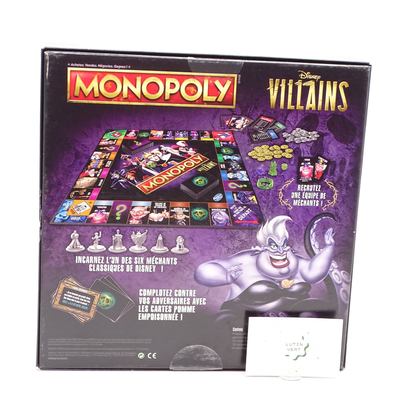 Monopoly Disney Villains HASBRO - Dès 8 ans | Ref 14507