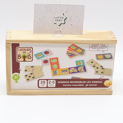 Dominos réversibles L’ATELIER DU BOIS - Dès 2 ans | Ref 14516