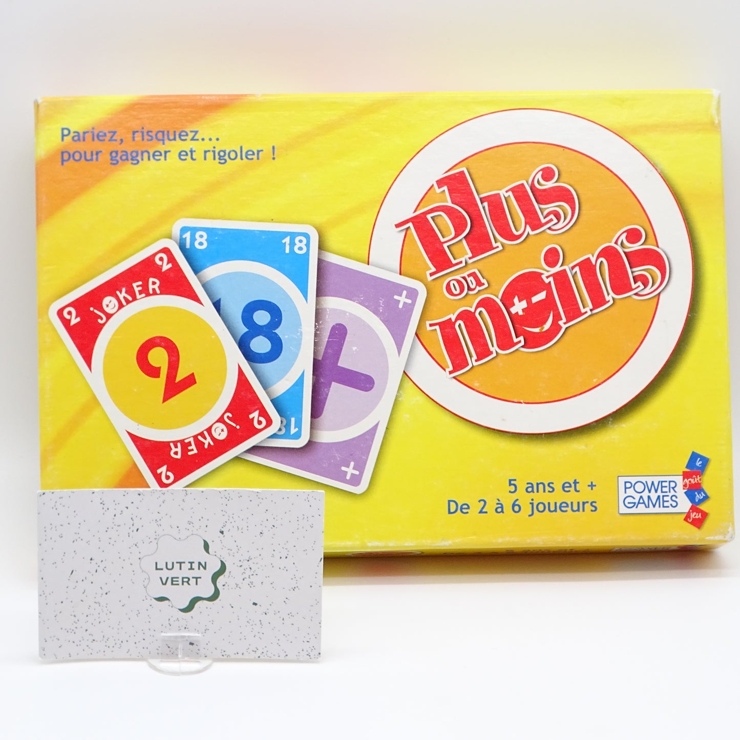 Plus ou moins POWER GAMES - Dès 5 ans | Ref 14512