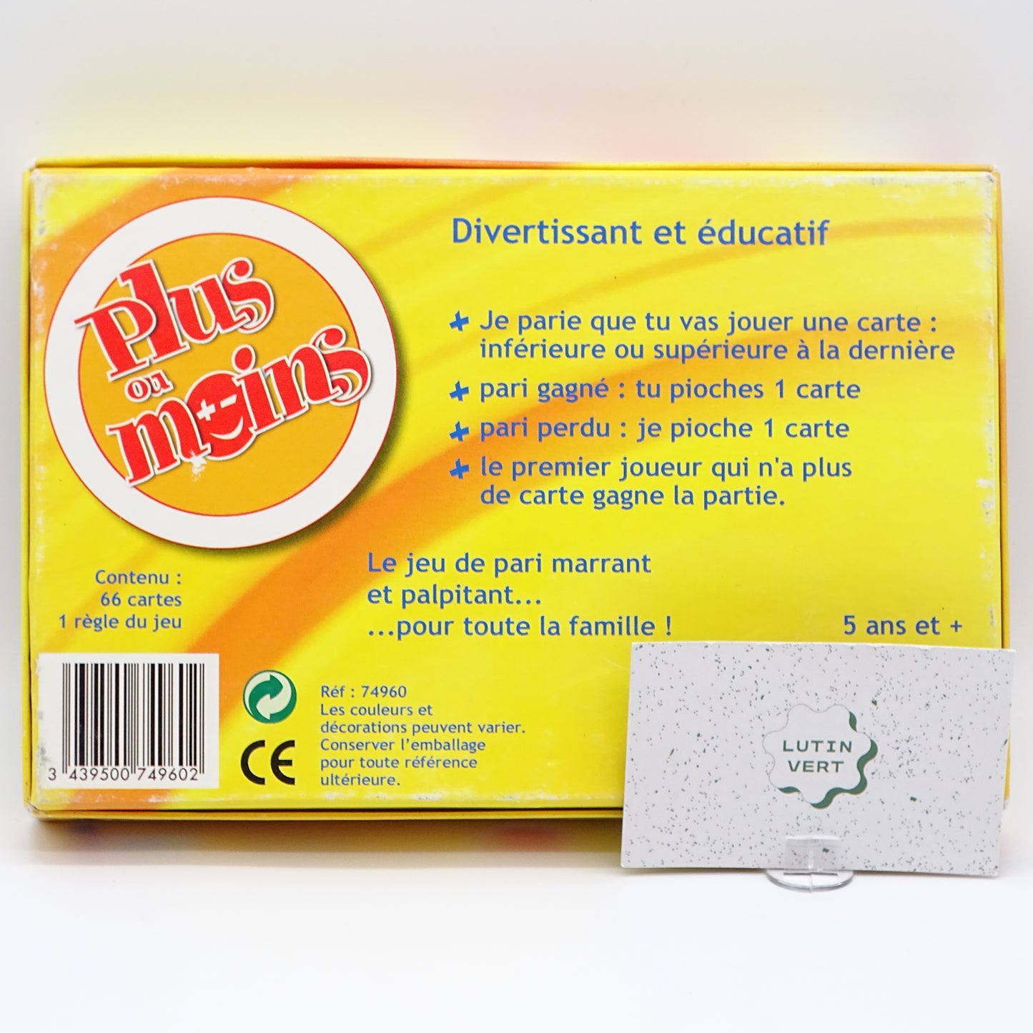 Plus ou moins POWER GAMES - Dès 5 ans | Ref 14512