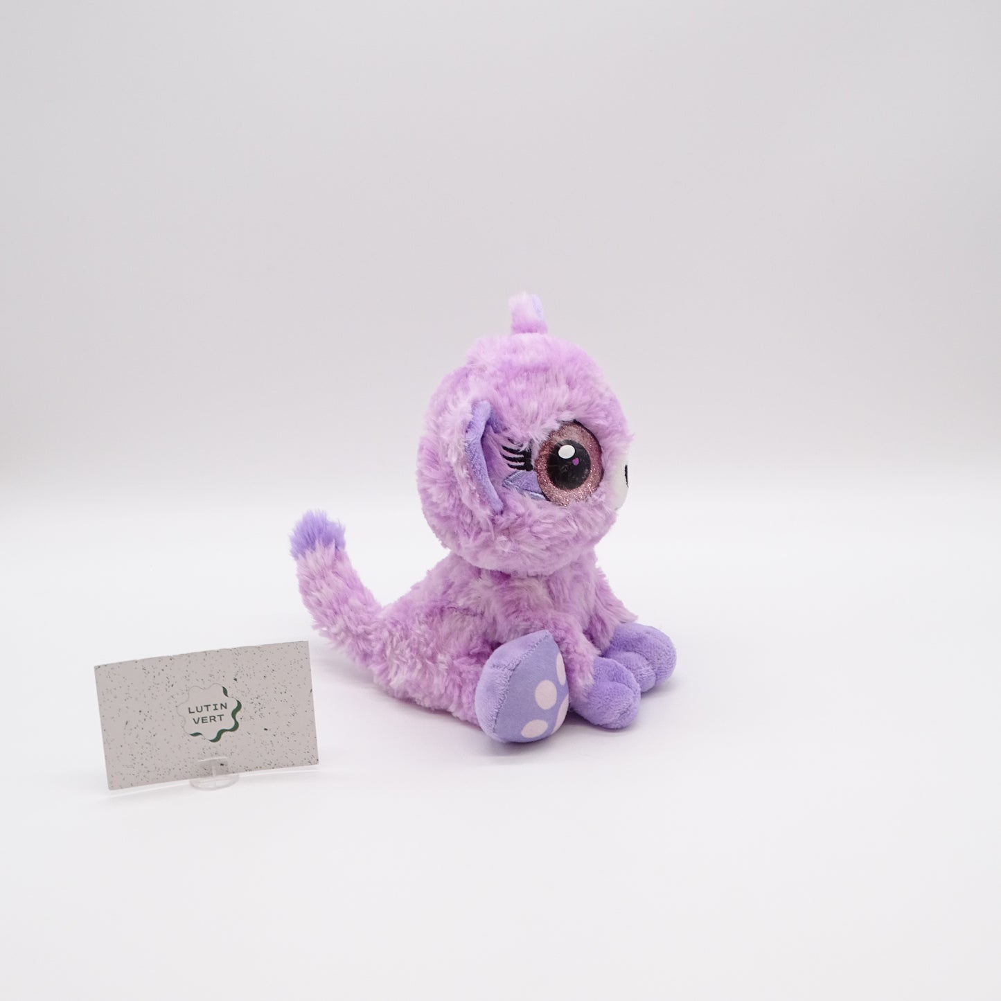Peluche Chat Violet rose OJO - Dès 6 mois | Ref 14521