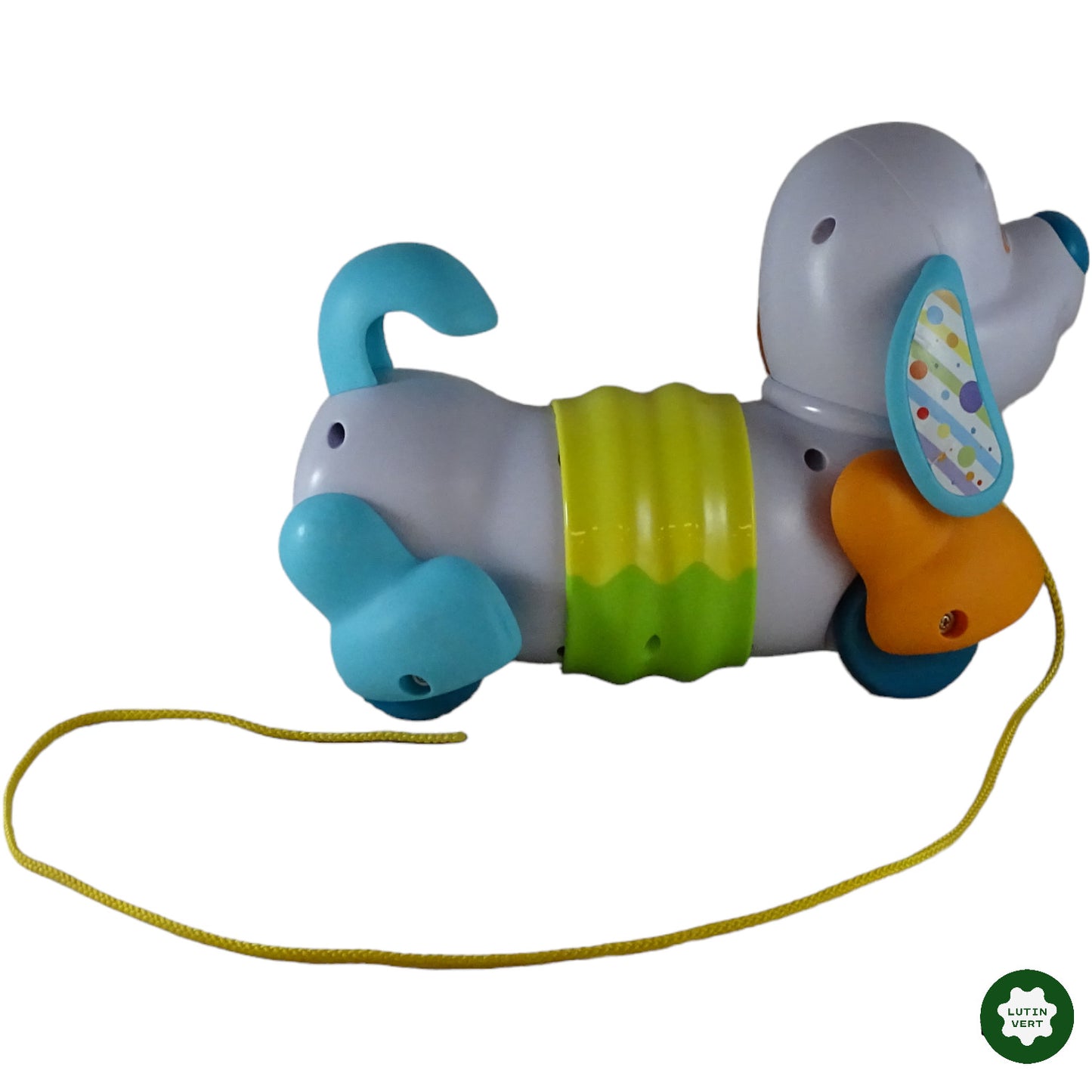 Chien à tirer sur roulette d'occasion CLEMENTONI - Dès 2 ans | Lutin Vert