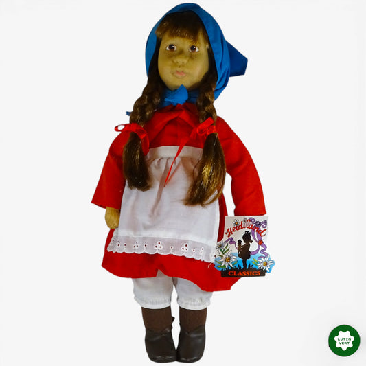 Poupée de collection fille d’époque bois et tissus d'occasion HEIDILAND - Dès 6 ans | Ref 10371