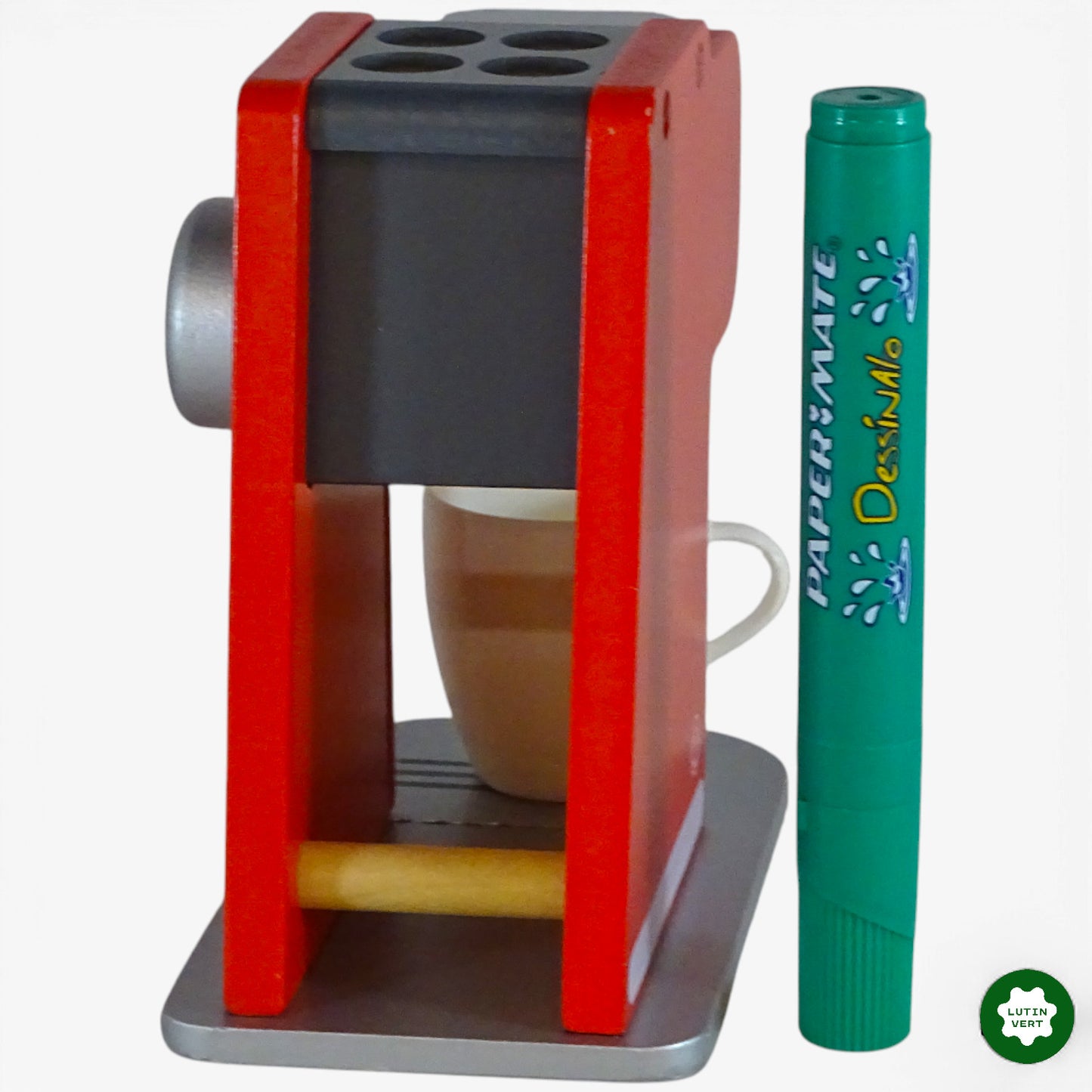 Cafetière en bois OXYBUL  + tasse  d'occasion OXYBUL - Dès 3 ans | Ref 10382