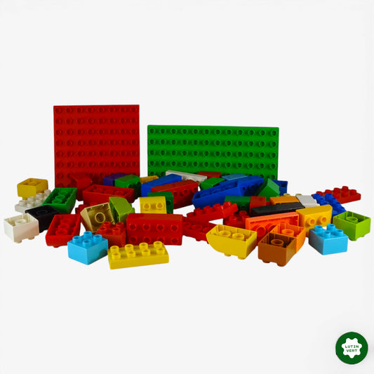 Lot de Lego 0,5 kg et 2 grand socle d'occasion LEGO - Dès 3 ans | Ref 10385
