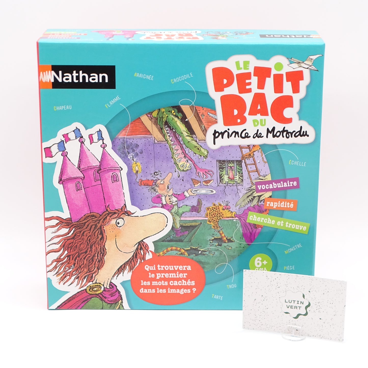 Le petit bac du Prince de Motordu NATHAN - Dès 6 ans | Ref 14530