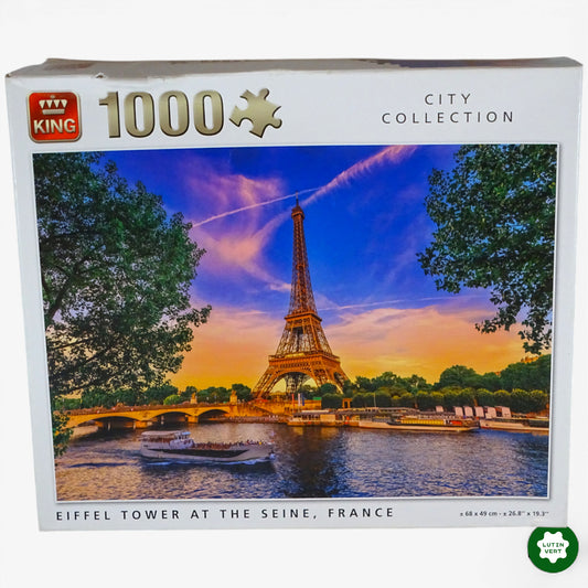 puzzle Tour Eiffel 1000 pcs d'occasion KING - Dès 12 ans | Ref 10433