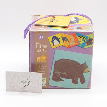 Mémo 30 Pieces DJECO - Dès 3 ans | Ref 14559