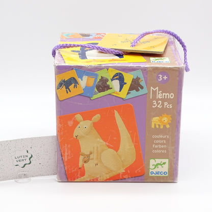 Mémo 30 Pieces DJECO - Dès 3 ans | Ref 14559
