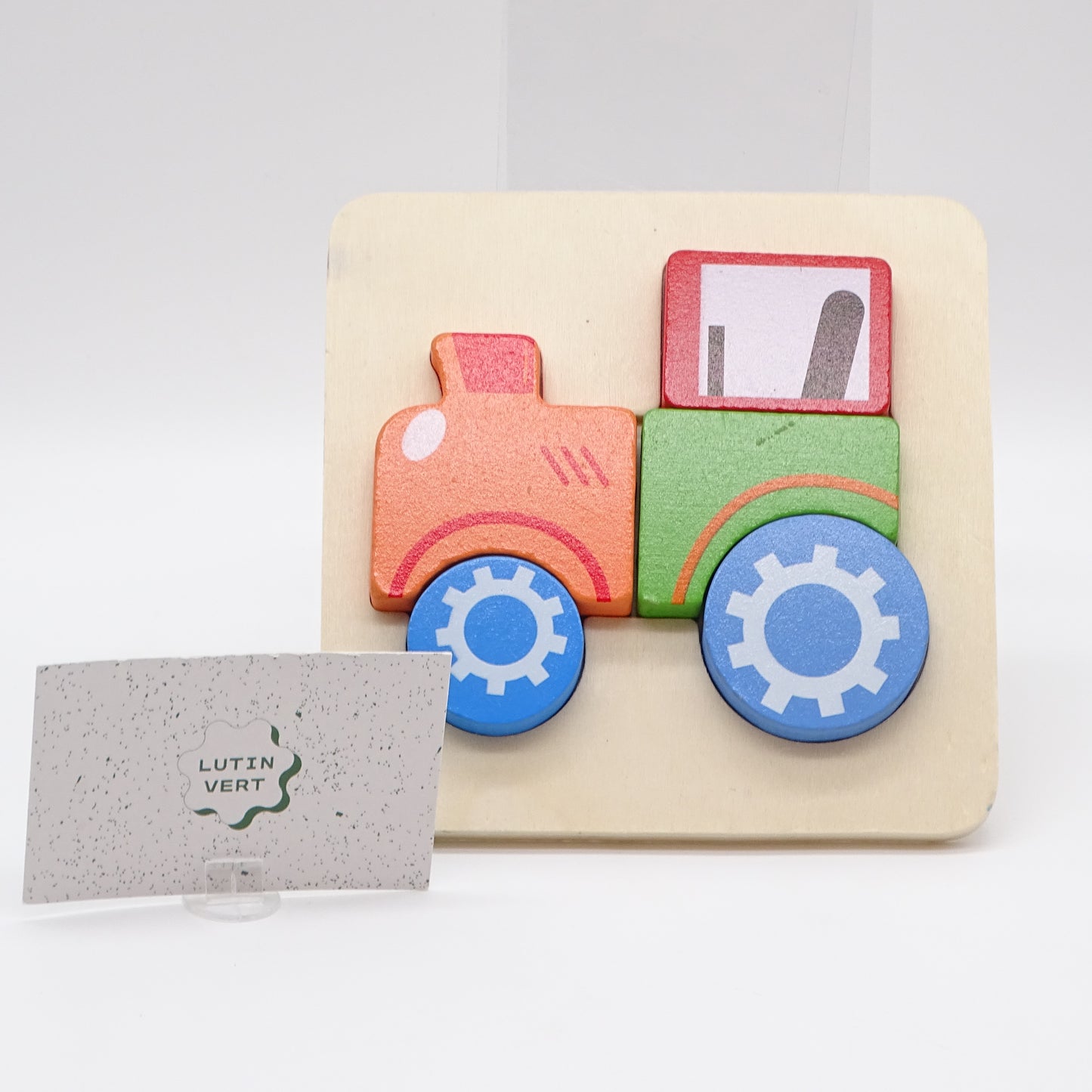Puzzle en bois tracteur PLAYTIVE  - Dès 18 mois | Ref 14564
