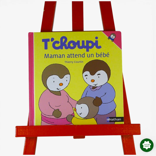 Livre T’choupi Maman attend un bébé d'occasion NATHAN - Dès 1 an | Ref 10424