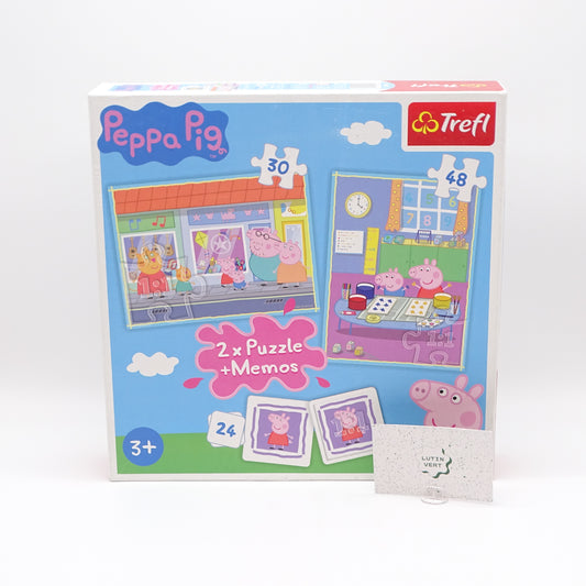 Peppapig Puzzle/ Memo TREFL - Dès 3 ans | Ref 14586