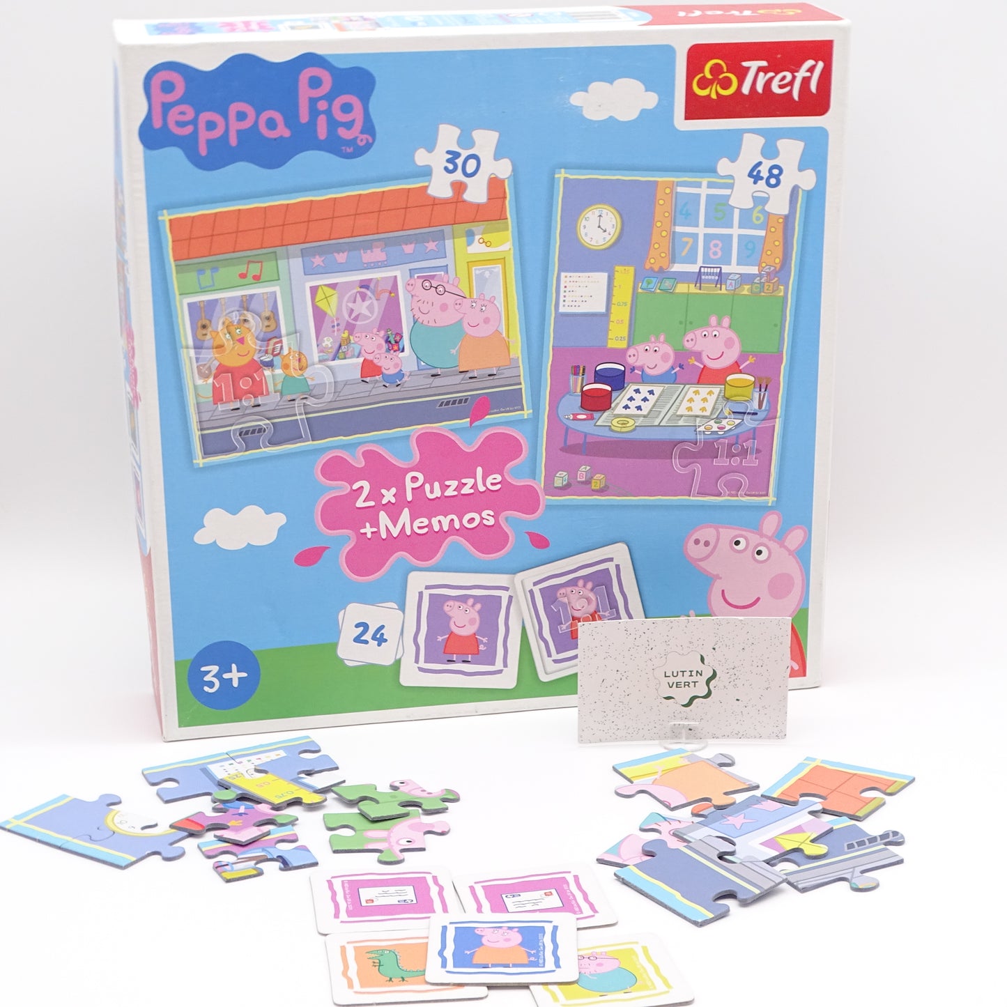 Peppapig Puzzle/ Memo TREFL - Dès 3 ans | Ref 14586