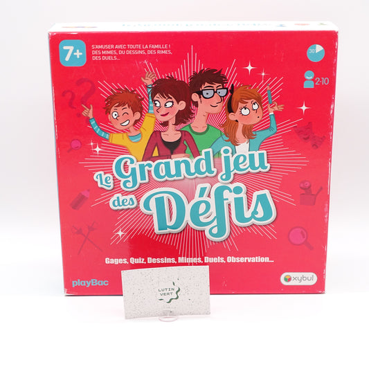 Le grand jeu des défis OXYBUL - Dès 7 ans | Ref 14585