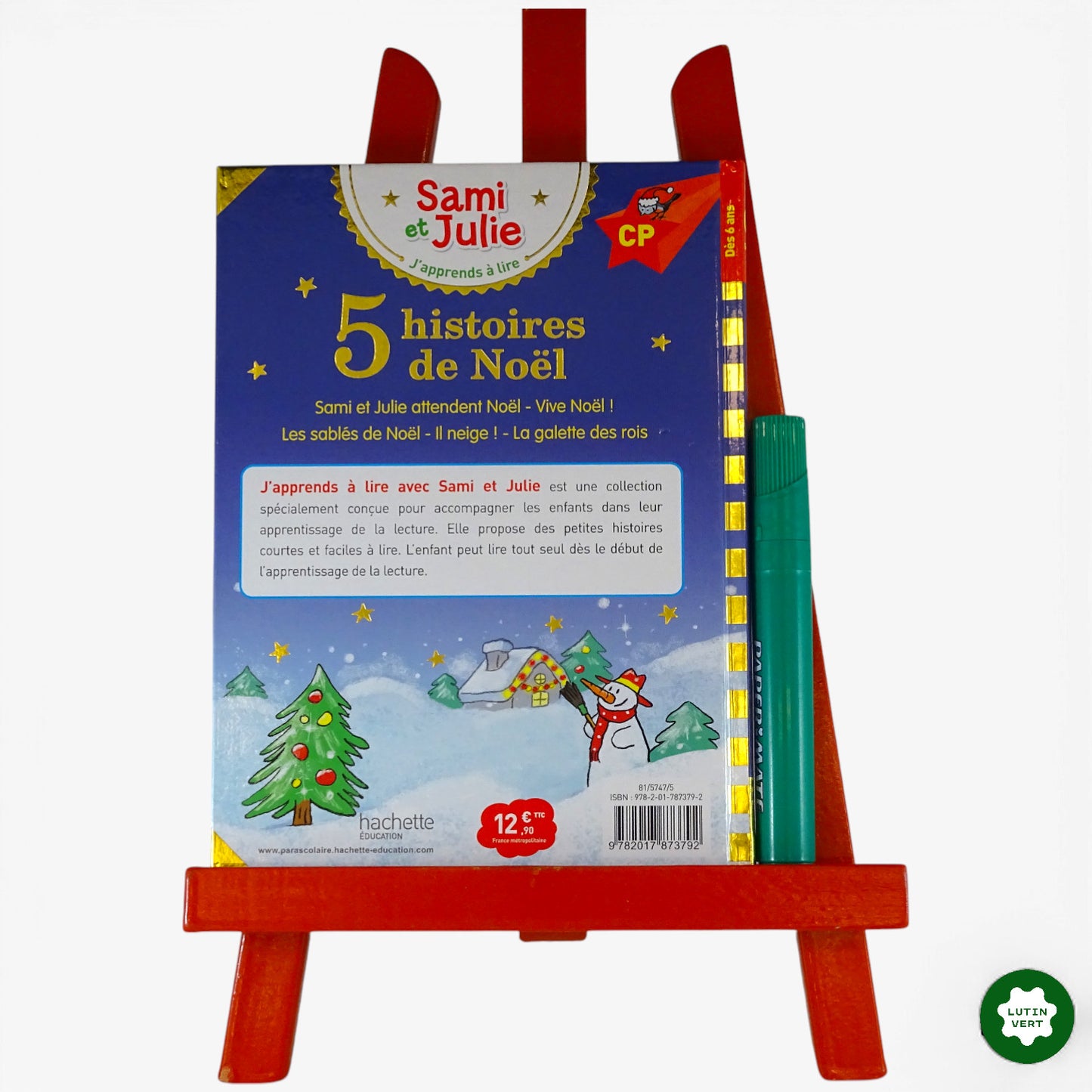5 histoires de noel CP J’apprends à lire d'occasion HACHETTE EDUCATION - Dès 6 ans | Ref 10432