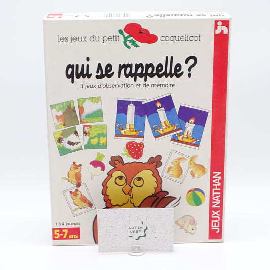 Qui se rappelle ?  NATHAN - Dès 5 ans | Ref 14608